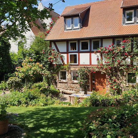 Ferienhaus Burgblick Munzenberg Bagian luar foto