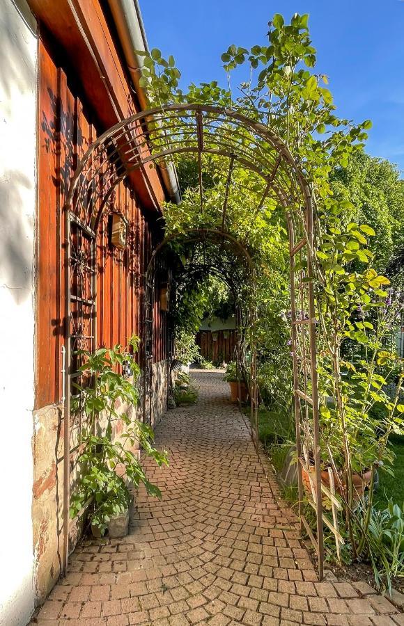 Ferienhaus Burgblick Munzenberg Bagian luar foto