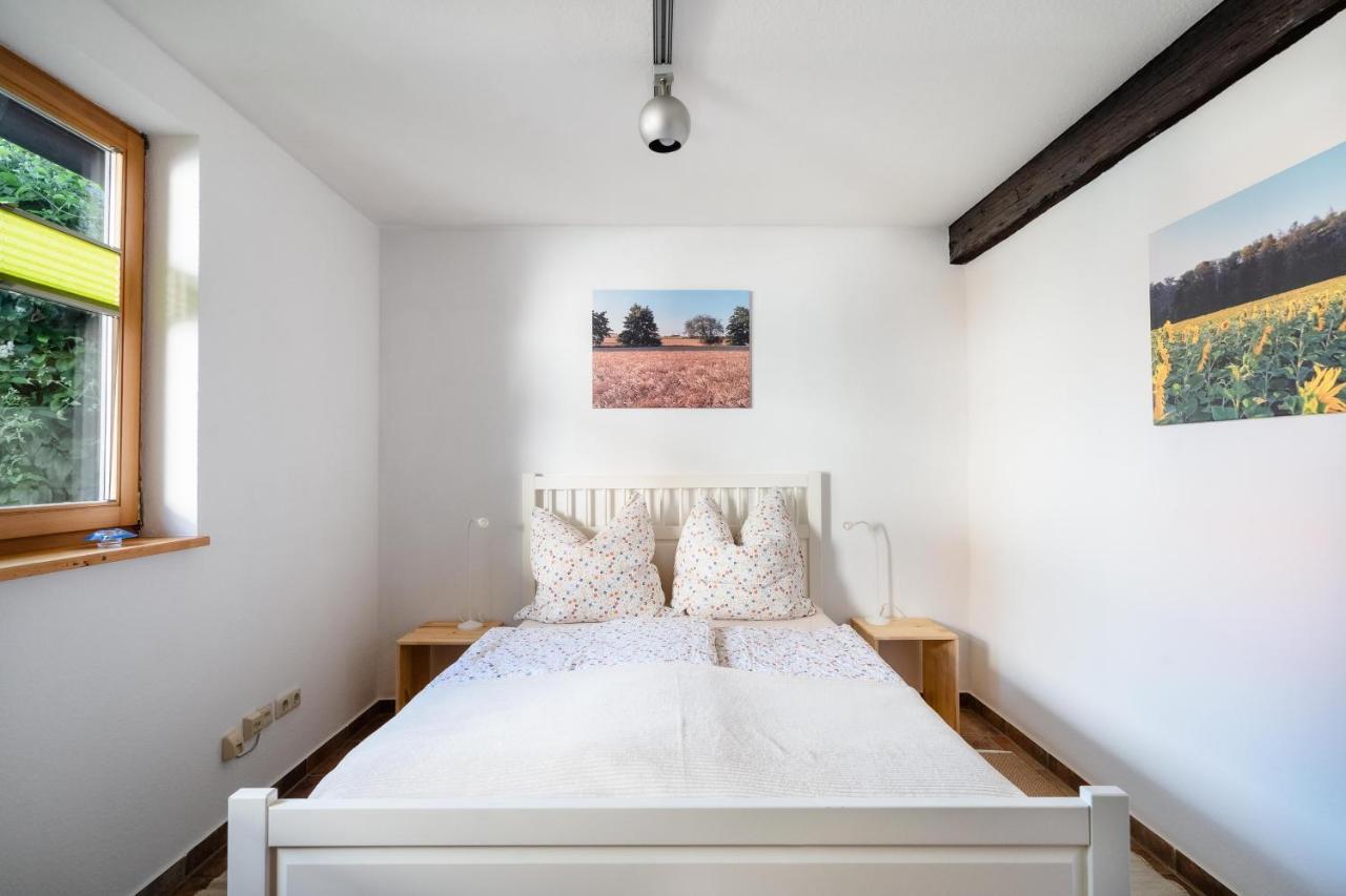 Ferienhaus Burgblick Munzenberg Bagian luar foto