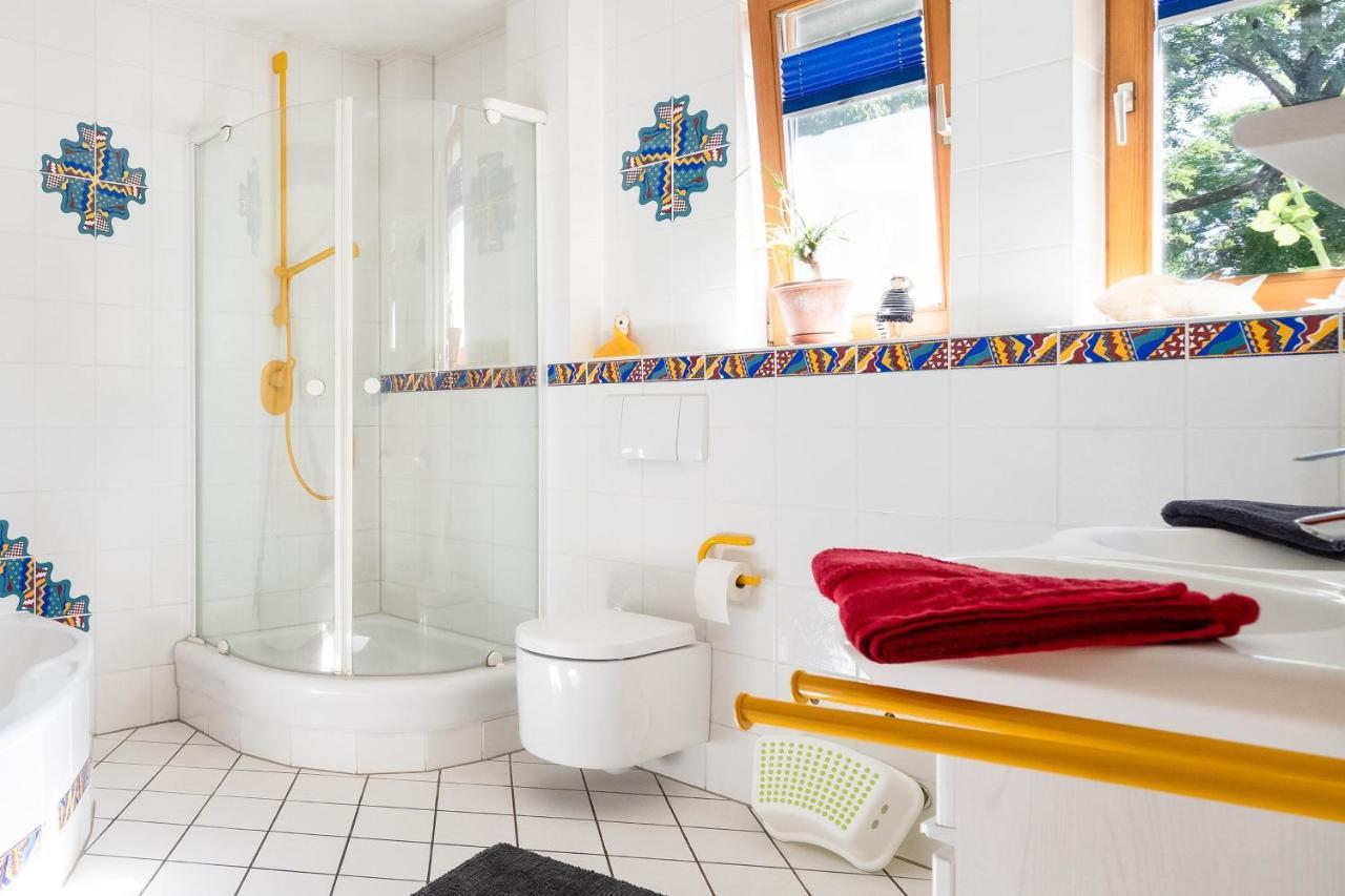 Ferienhaus Burgblick Munzenberg Bagian luar foto