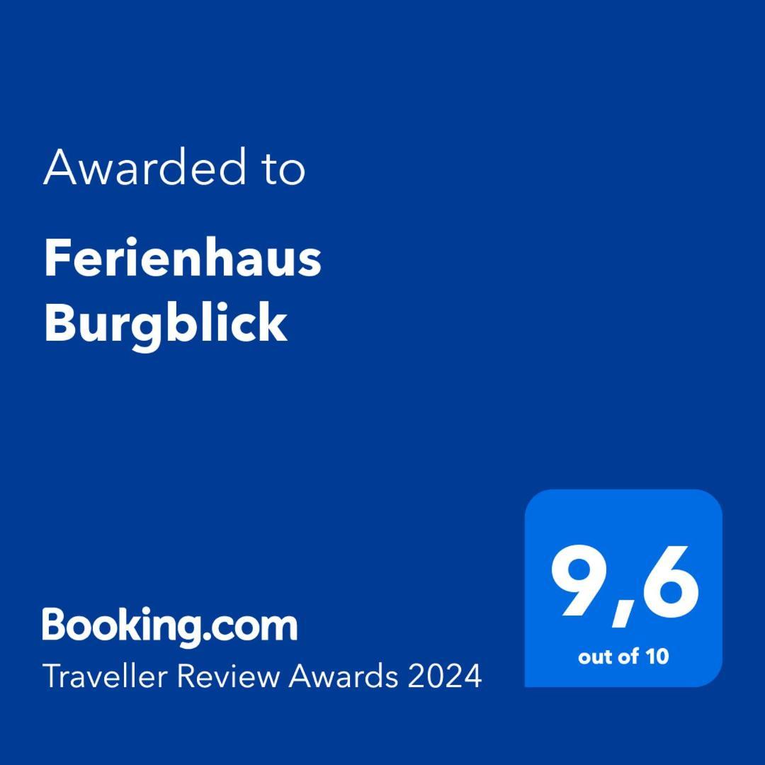 Ferienhaus Burgblick Munzenberg Bagian luar foto